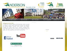 Tablet Screenshot of andersonevents.com